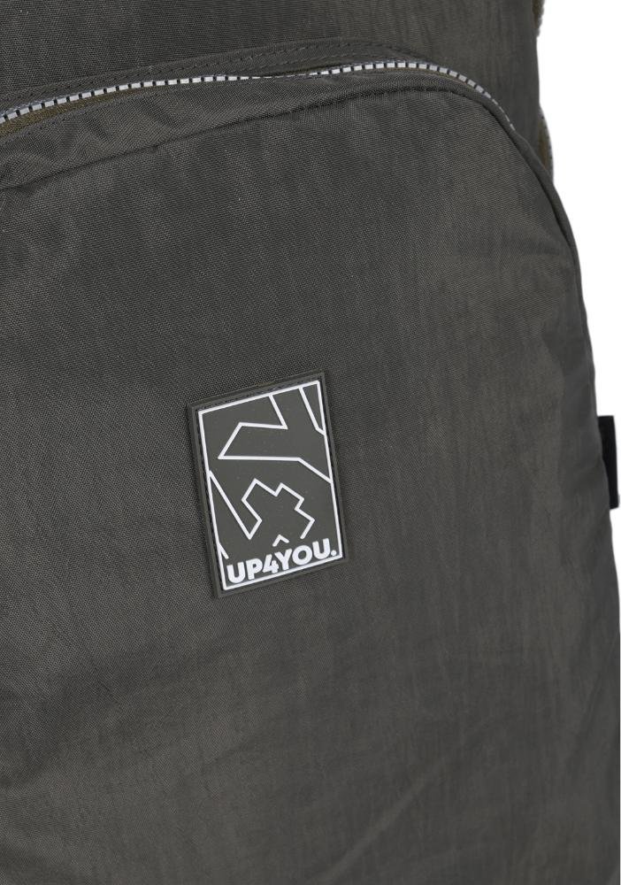 Mochila de Costas Média Juvenil Crinkle 4Y Básica Up4you Cinza 5