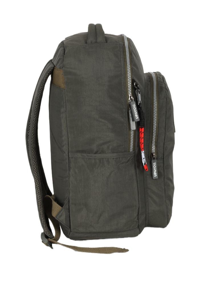 Mochila de Costas Média Juvenil Crinkle 4Y Básica Up4you Cinza 6