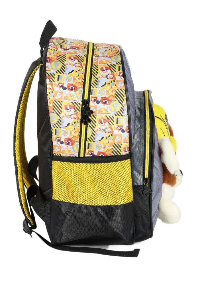 Mochila de Costas Média Infantil Pelucia Patrulha Canina Amarelo 3