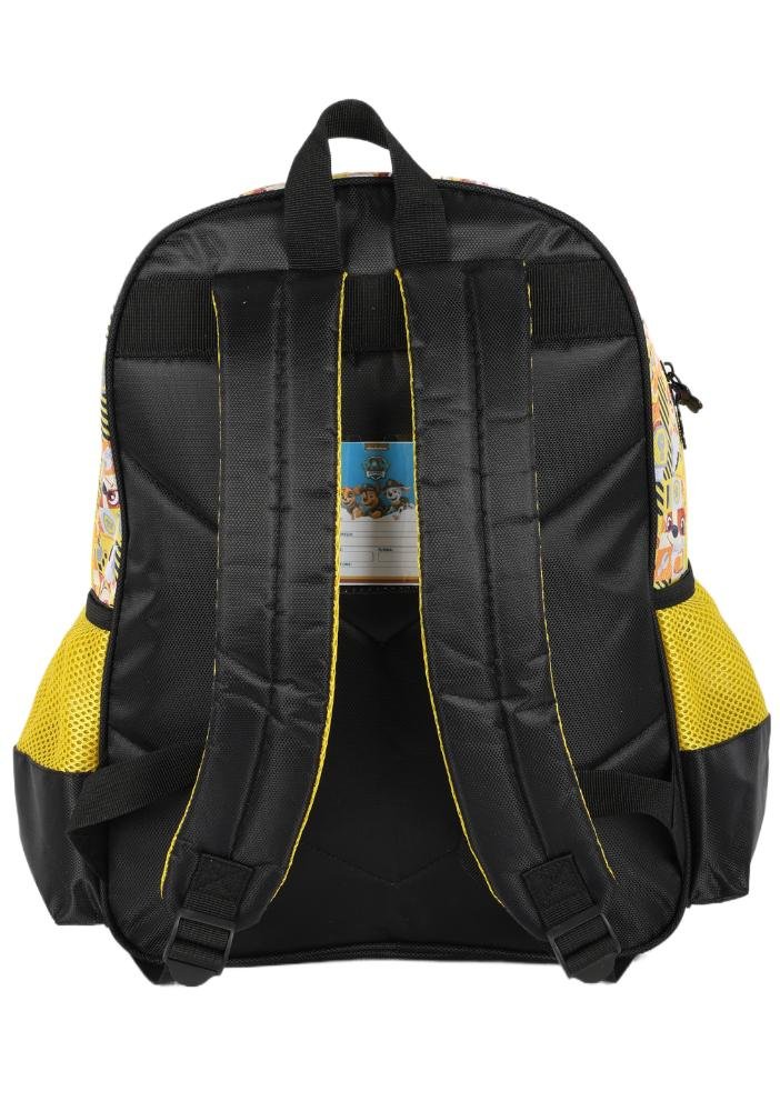 Mochila de Costas Média Infantil Pelucia Patrulha Canina Amarelo 5