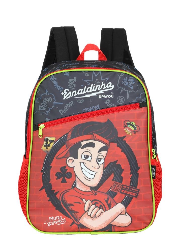 Mochila de Costas Média Infantil Enaldinho Vai com Tudo Up4you