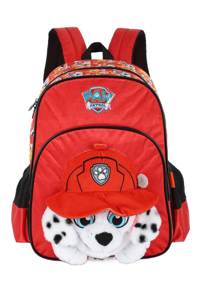 Mochila de Costas Média Infantil Pelucia Patrulha Canina