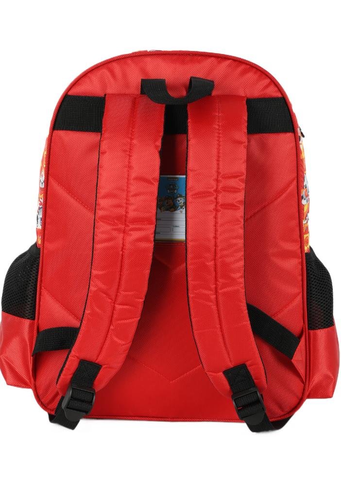 Mochila de Costas Média Infantil Pelucia Patrulha Canina Vermelho 4