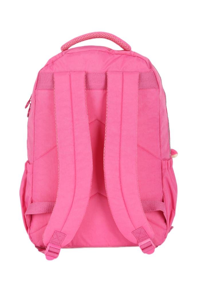 Mochila de Costas Média Juvenil Crinkle Clássica Dino Notebook Up4you Rosa 6
