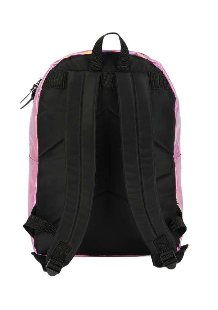 Mochila de Costas Média Juvenil Básica Holográfrico Up4you Pink 5