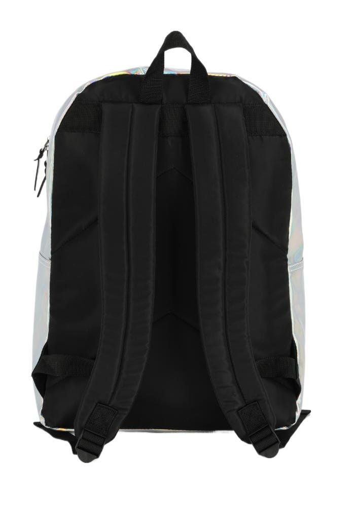 Mochila de Costas Média Juvenil Básica Holográfrico Up4you Prata 5