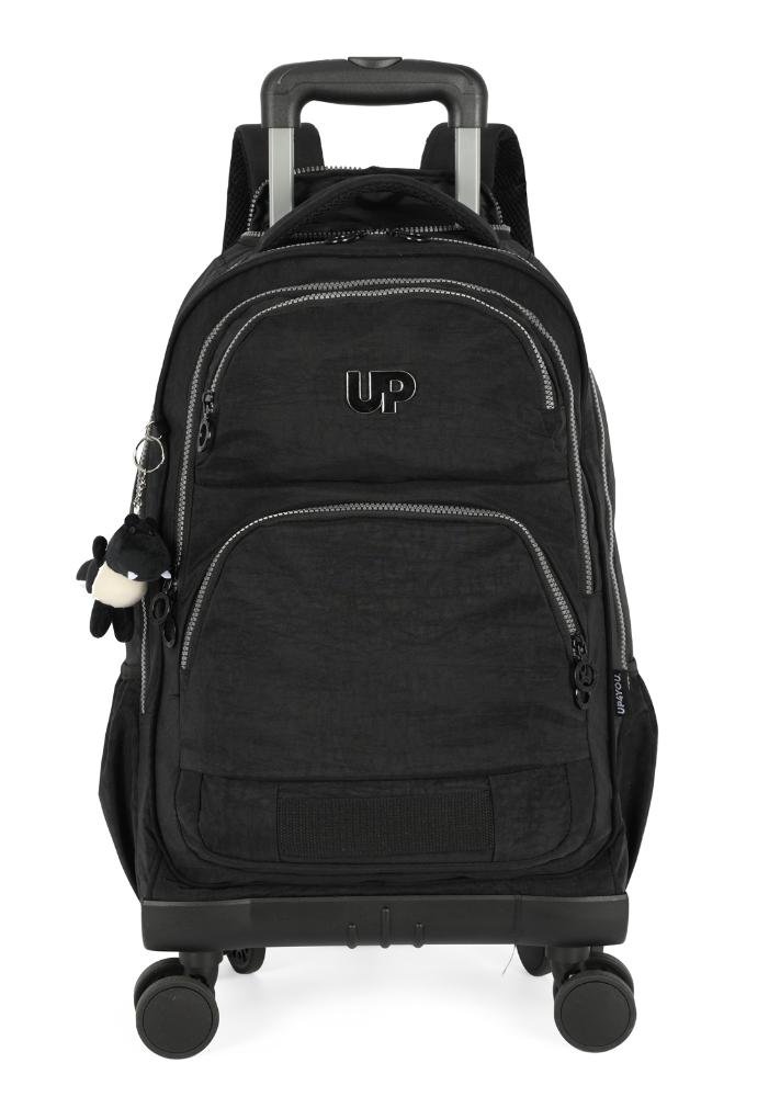 Mochila de Rodinhas 360 Grande Juvenil Dino Crinkle de Costas Notebook Up4you