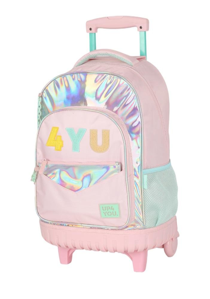 Mochila de Rodinha Up4you Rainbow Rosa 6
