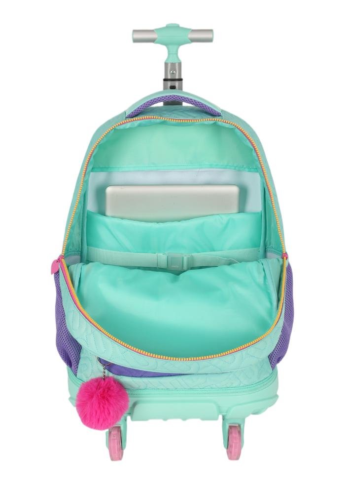 Mochila Up4you Juvenil Life Style Verde/Roxo 4