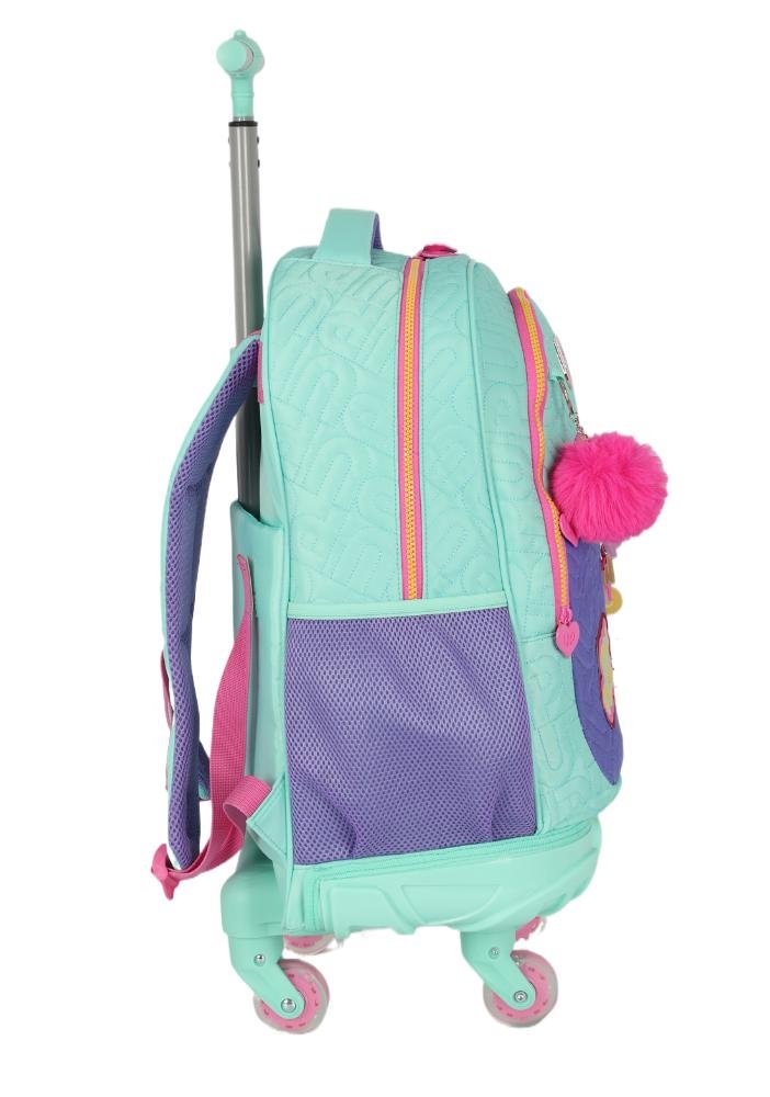 Mochila Up4you Juvenil Life Style Verde/Roxo 5