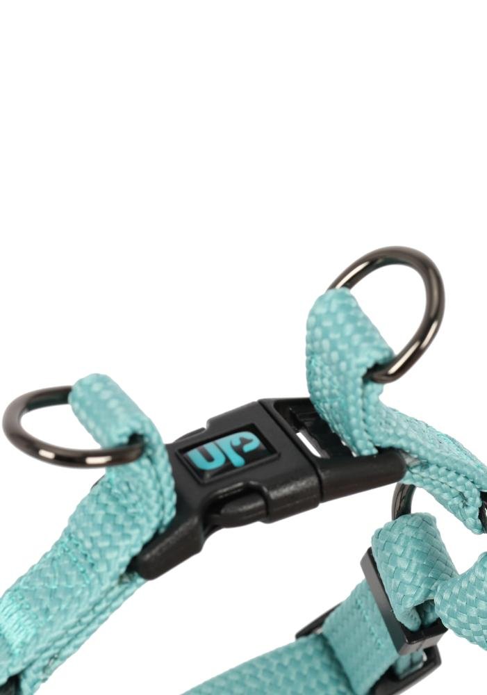 Peitoral Pet Médio Ajustável em Poliéster Solids Up4you Verde 2