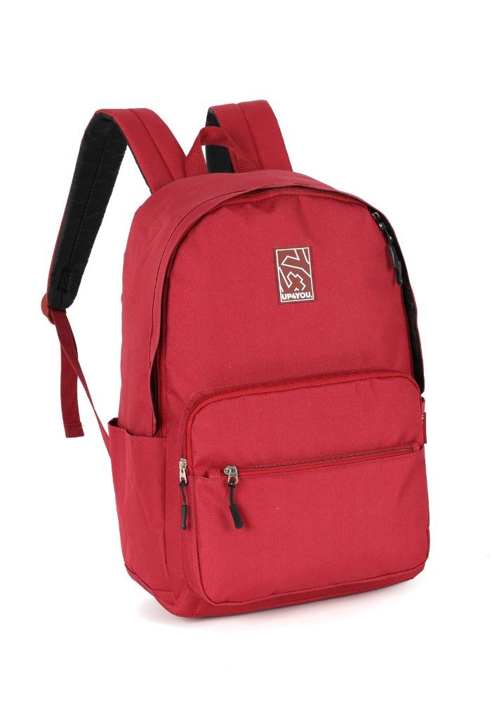 Mochila de Costas Média Juvenil Básica 4Y Up4you Vinho 2