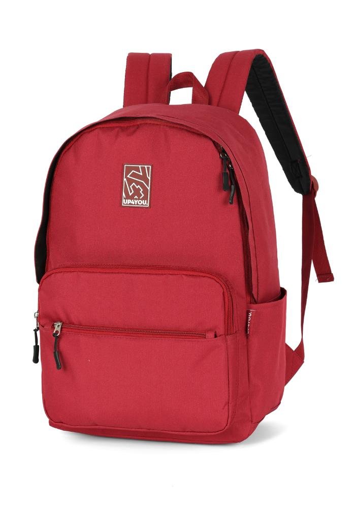 Mochila de Costas Média Juvenil Básica 4Y Up4you Vinho 3