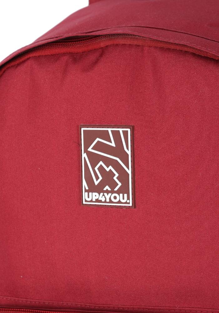 Mochila de Costas Média Juvenil Básica 4Y Up4you Vinho 4
