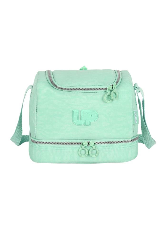 Lancheira Escolar Juvenil Média Transversal Dois Compartimentos Crinkle Up4you