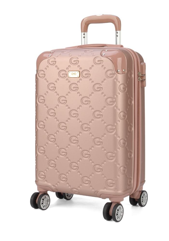 Mala de Viagem Bordo ABS Casual Lion Rodas 360 Gash Rose 2