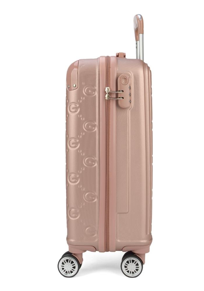 Mala de Viagem Bordo ABS Casual Lion Rodas 360 Gash Rose 3