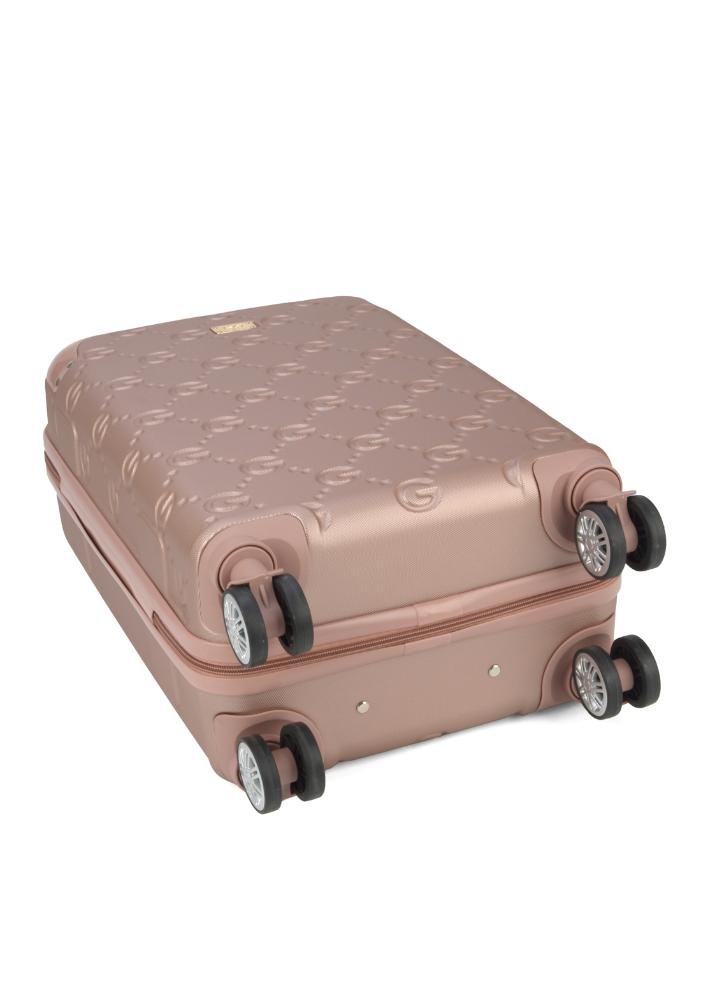 Mala de Viagem Bordo ABS Casual Lion Rodas 360 Gash Rose 7