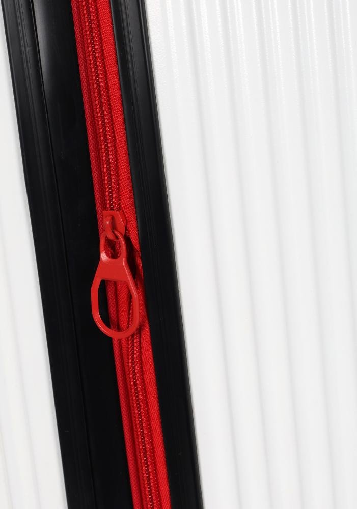 Mala de Viagem Grande Juvenil ABS Strike Expansiva TSA Rodas 360 Up4you Branco 10