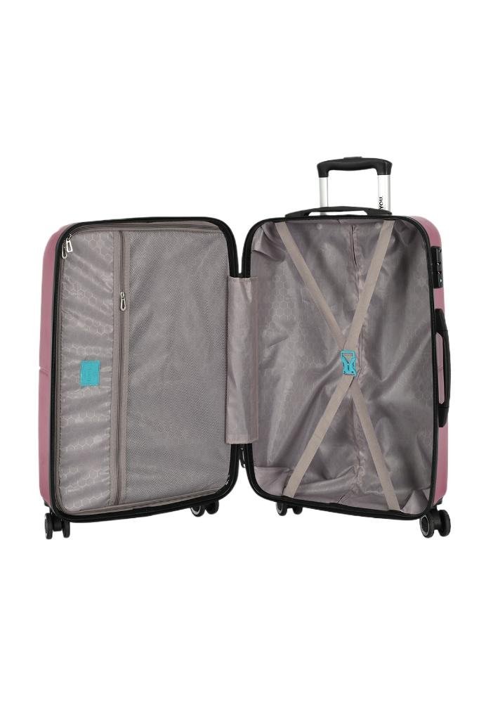 Mala de Viagem Grande ABS Pop Rodas Duplas 360 Up4you Vinho 3