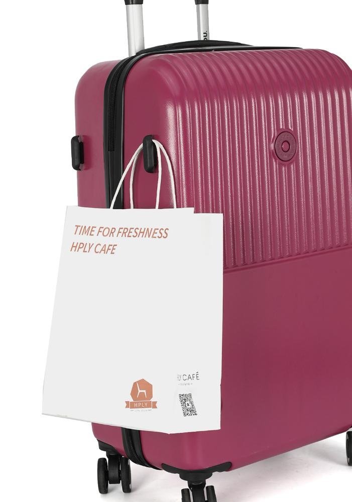 Mala de Viagem Grande ABS Pop Rodas Duplas 360 Up4you Vinho 4