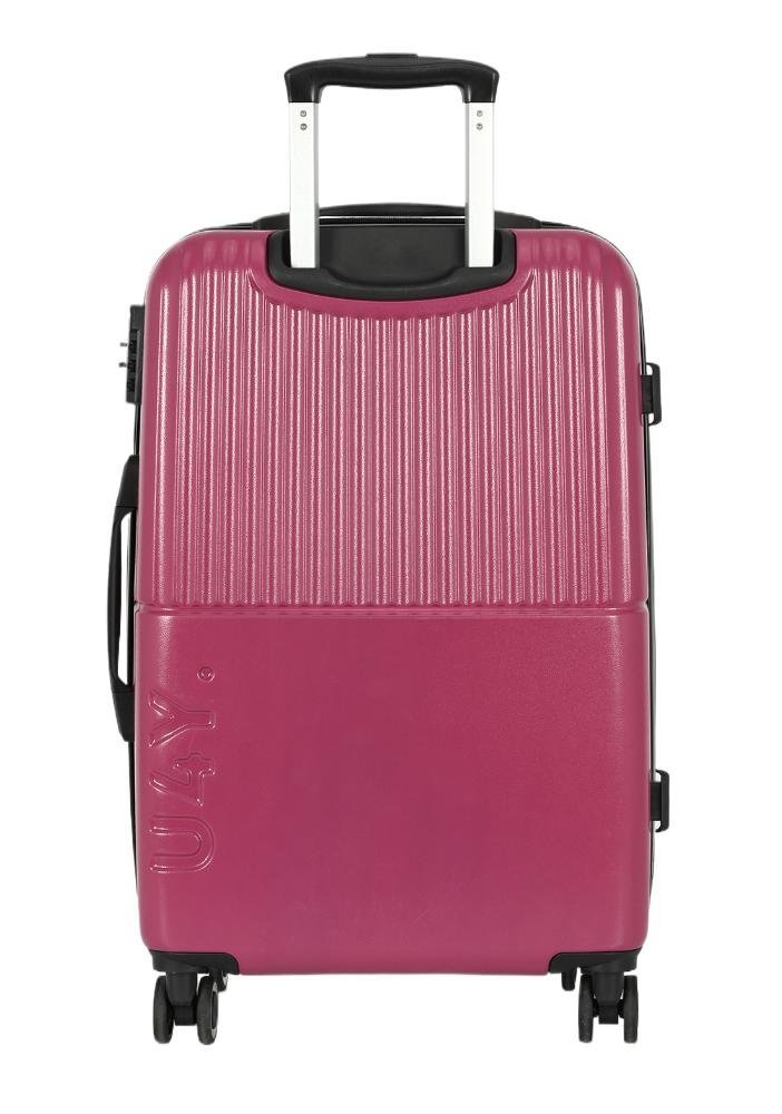 Mala de Viagem Grande ABS Pop Rodas Duplas 360 Up4you Vinho 7