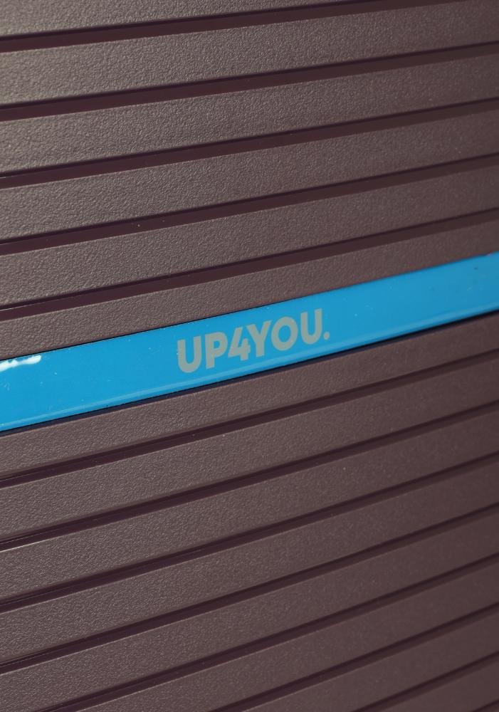 Mala de Viagem Grande Polipropileno Jade Expansiva Rodas 360 Up4you Roxo 5