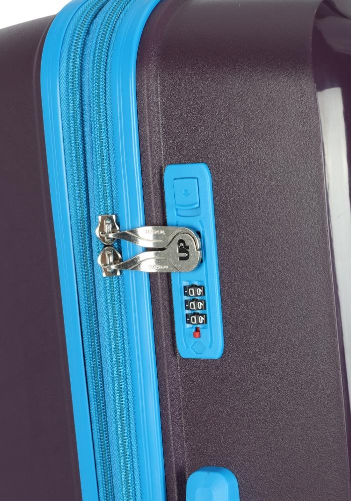 Mala de Viagem Grande Polipropileno Jade Expansiva Rodas 360 Up4you Roxo 6