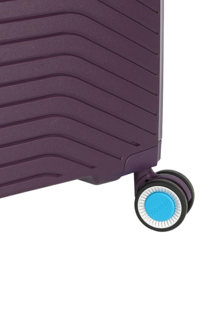 Mala de Viagem Grande Polipropileno Jade Expansiva Rodas 360 Up4you Roxo 8