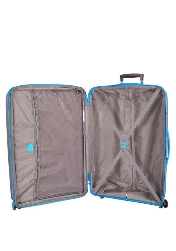 Mala de Viagem Grande Polipropileno Jade Expansiva Rodas 360 Up4you Roxo 9