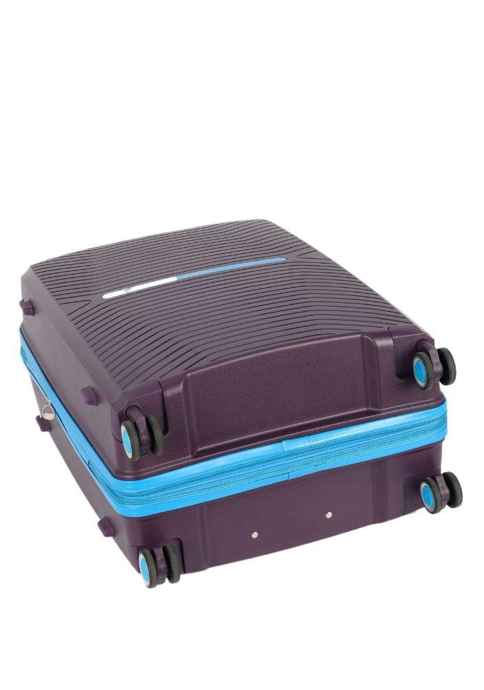 Mala de Viagem Grande Polipropileno Jade Expansiva Rodas 360 Up4you Roxo 10
