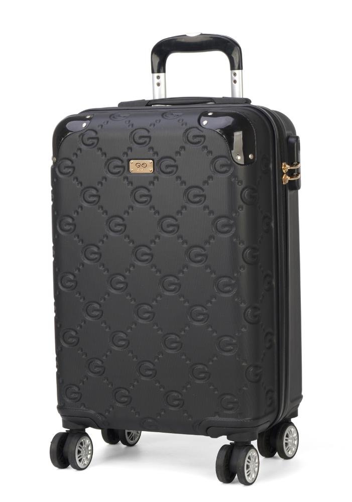 Mala de Viagem Média ABS Casual Lion Rodas 360 Gash Preto 2