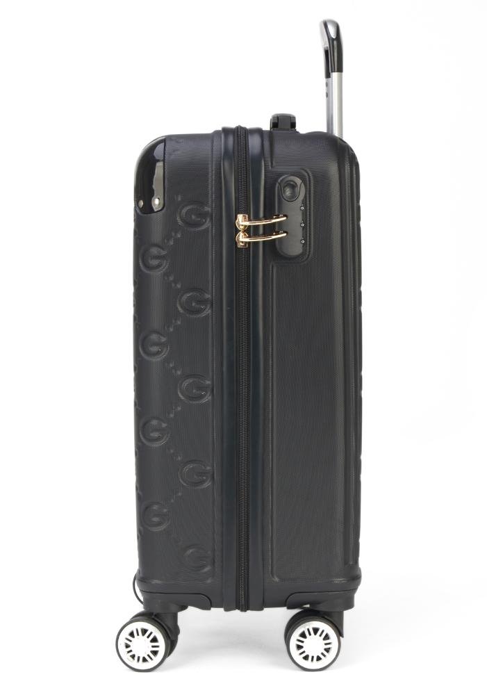 Mala de Viagem Média ABS Casual Lion Rodas 360 Gash Preto 3