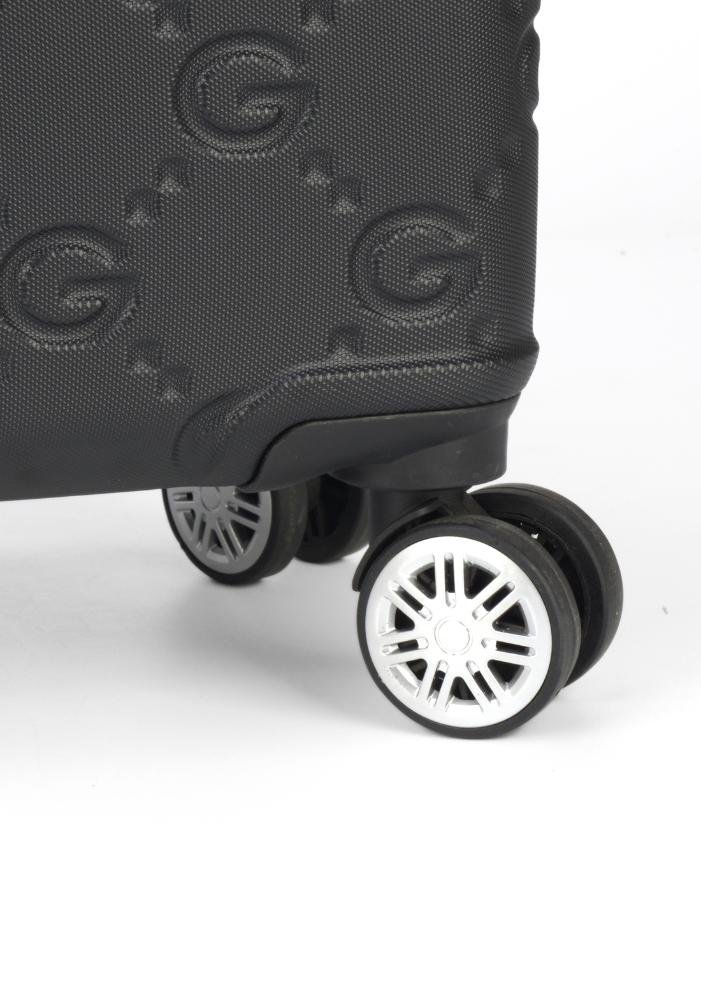 Mala de Viagem Média ABS Casual Lion Rodas 360 Gash Preto 6