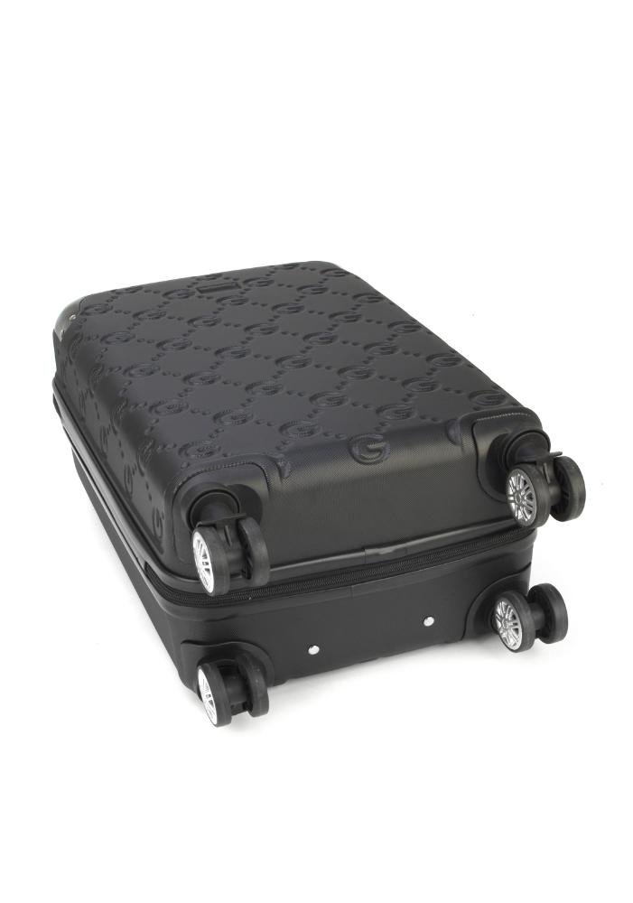 Mala de Viagem Média ABS Casual Lion Rodas 360 Gash Preto 8