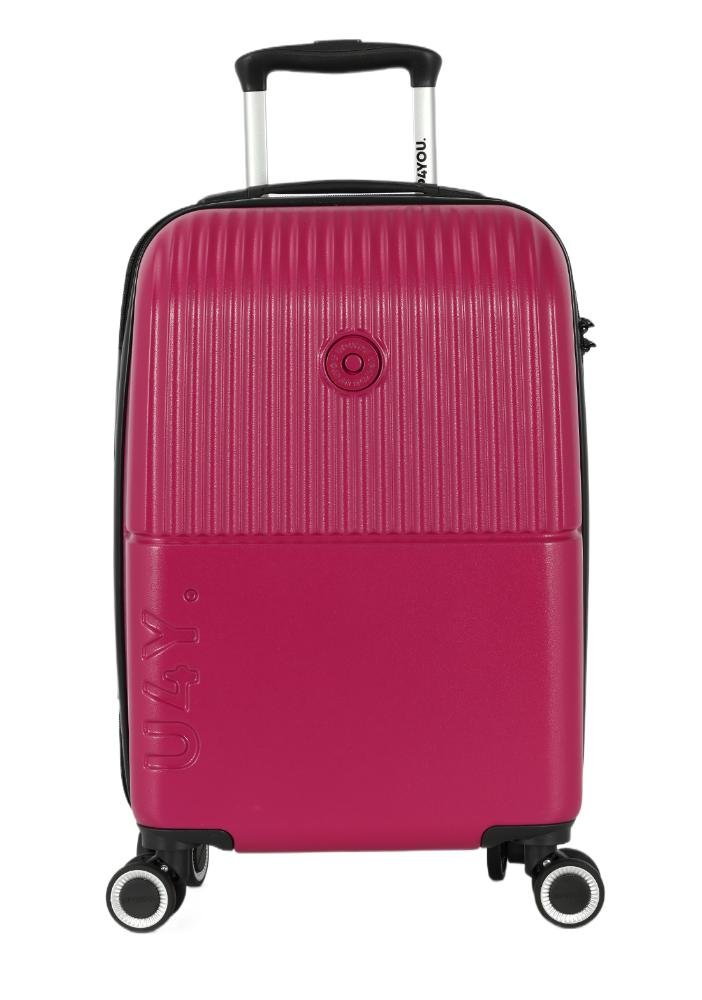 Mala de Viagem Bordo ABS Pop Rodas Duplas Removiveis Up4you Vinho 2