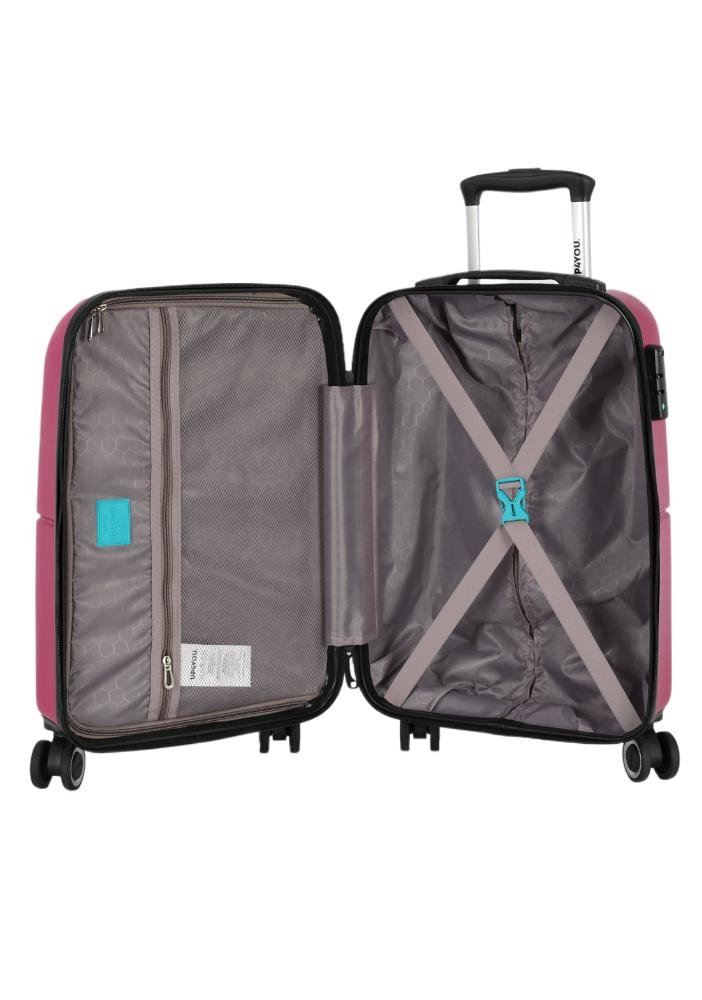 Mala de Viagem Bordo ABS Pop Rodas Duplas Removiveis Up4you Vinho 4