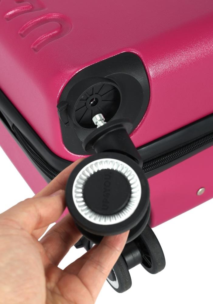 Mala de Viagem Bordo ABS Pop Rodas Duplas Removiveis Up4you Vinho 10