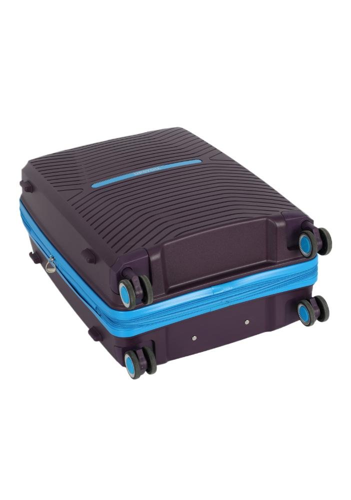 Mala de Viagem Média Polipropileno Jade Expansiva Rodas 360 Up4you Roxo/Azul 10