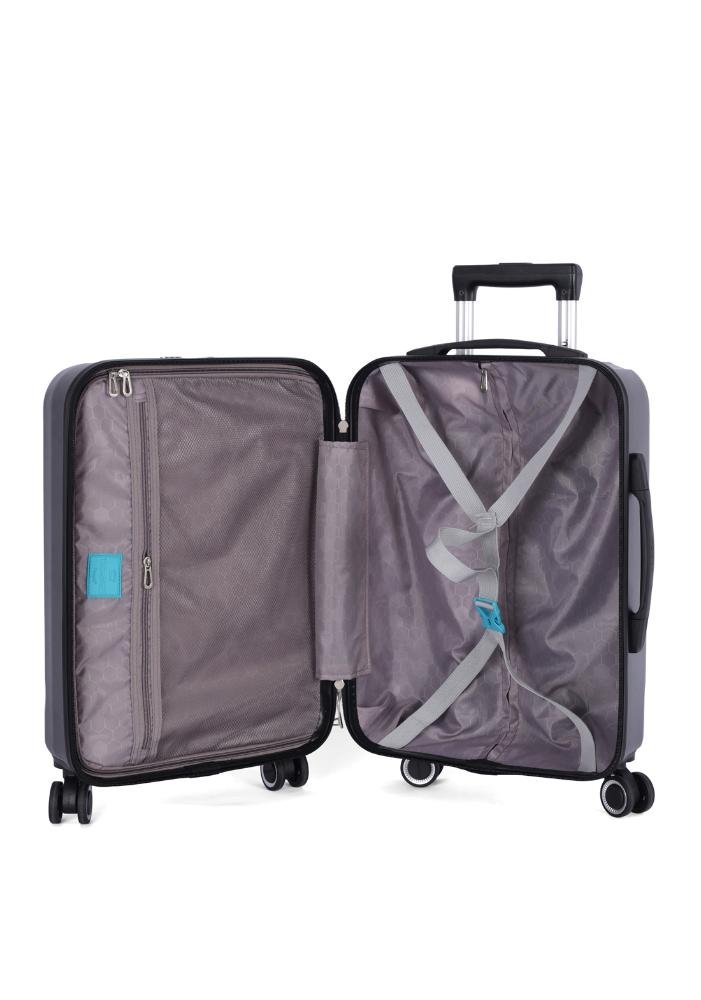 Mala de Viagem Bordo Policarbonato Crush Notebook Rodas 360 Up4you Azul 2