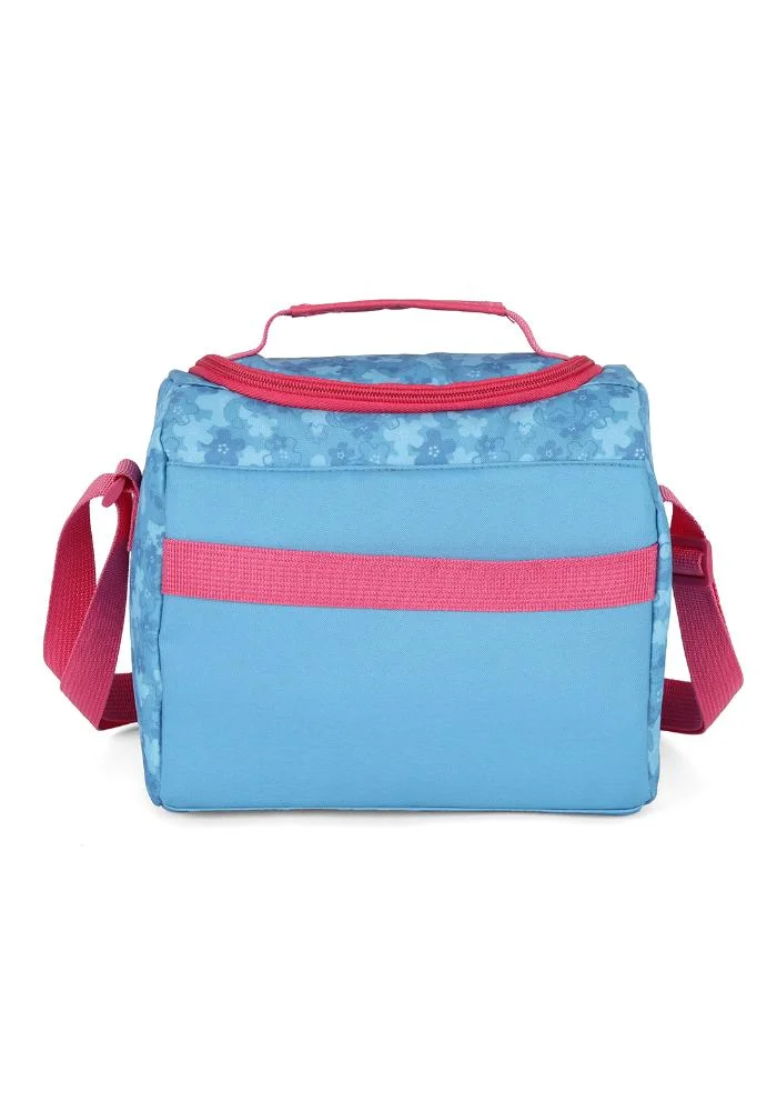 Lancheira Escolar Juvenil Média Stitch e Angel Disney Azul 4