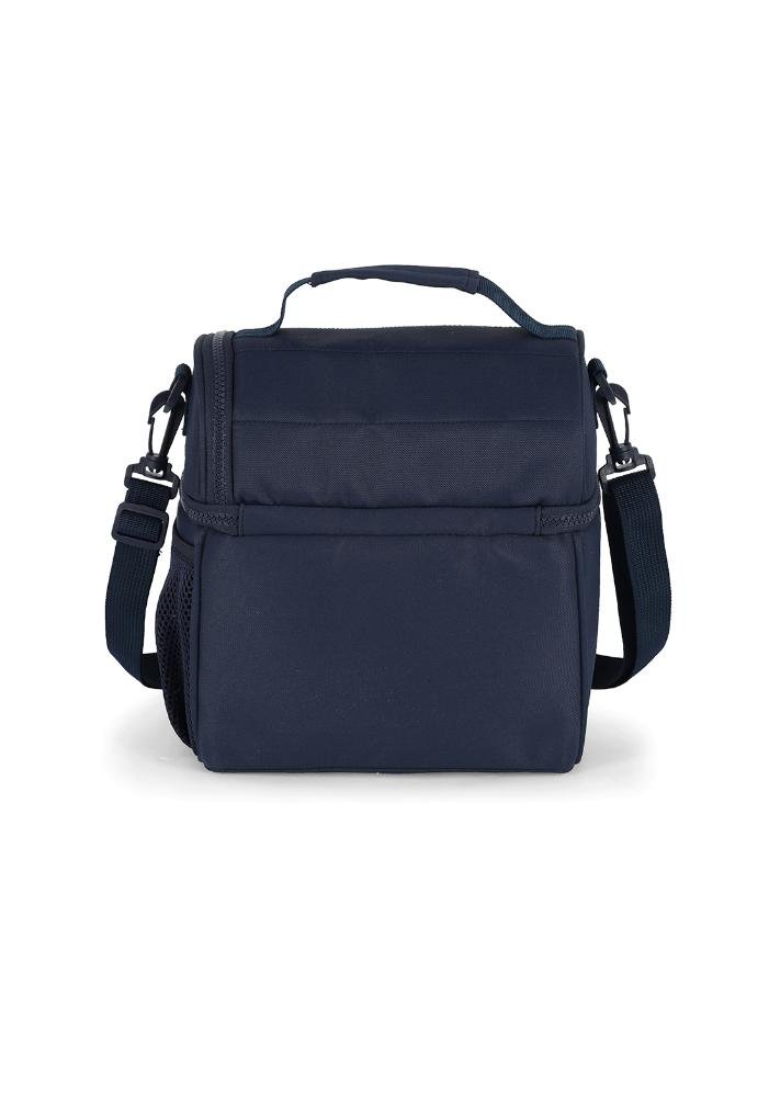 Lancheira Escolar Juvenil Média Transversal Náilon Mate Up4you Azul 4