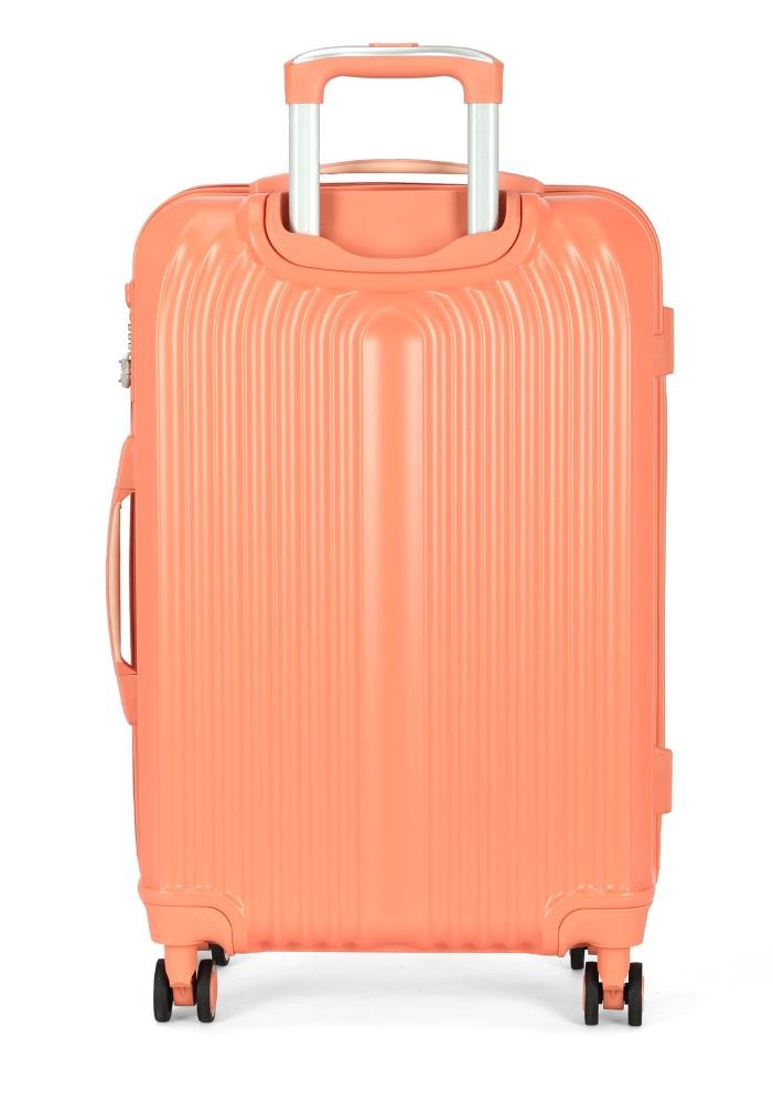 Mala de Viagem Bordo ABS Bombinhas Rodas Duplas 360 Up4you Salmão 8