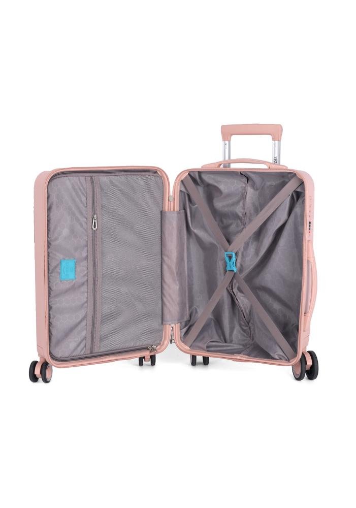 Mala de Viagem Grande ABS Rolling Rodas Duplas 360 Up4you Pink 2