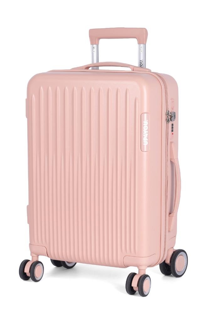 Mala de Viagem Grande ABS Rolling Rodas Duplas 360 Up4you Pink 3