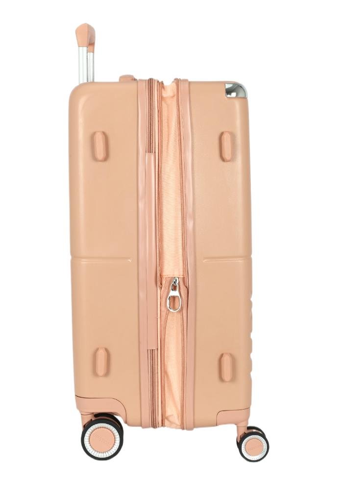 Mala de Viagem Bordo Katerini ABS Expansiva Rodas 360 Up4you Pink 3