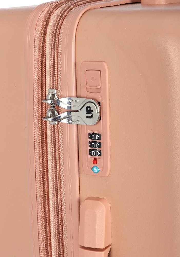 Mala de Viagem Bordo Katerini ABS Expansiva Rodas 360 Up4you Pink 4