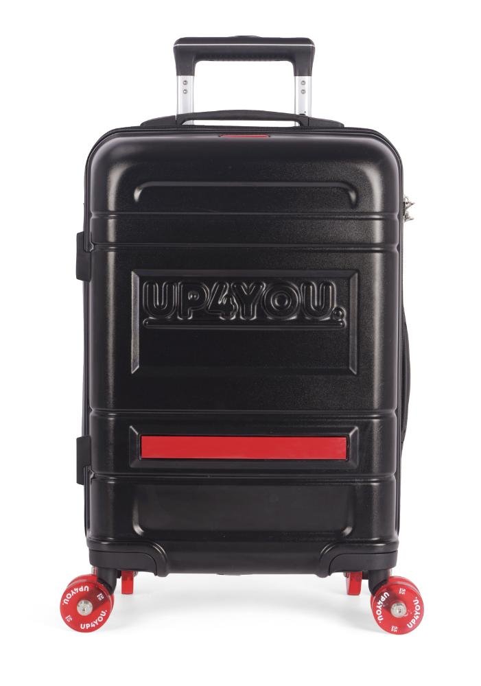 Mala de Viagem Grande Juvenil Policarbonato Rodas 360 de Skate Ollie Up4you