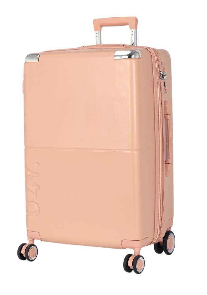Mala de Viagem Média Katerini ABS Expansiva Rodas 360 Up4you Pink 2