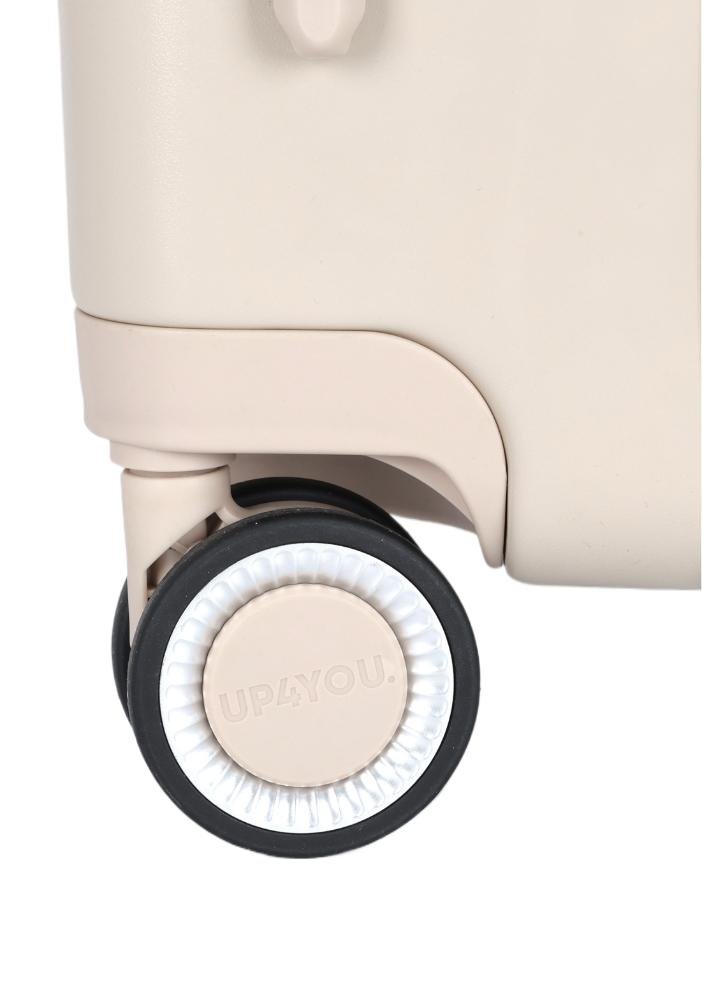 Mala de Viagem Grande Katerini ABS Expansiva Rodas 360 Up4you Bege 9
